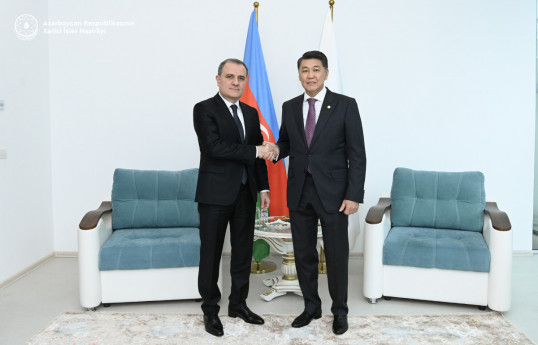 Minister of Foreign Affairs of the Republic of Azerbaijan, Jeyhun Bayramov, Director-General of the Islamic Organization for Food Security (IOFS), Berek Aren,