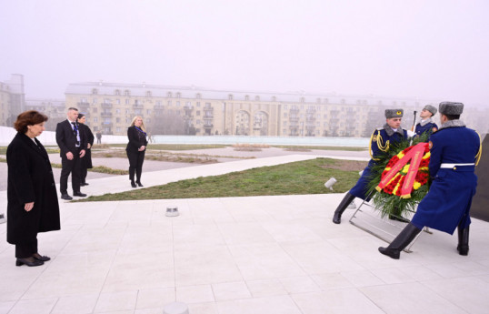 President of North Macedonia visits Victory Park in Baku