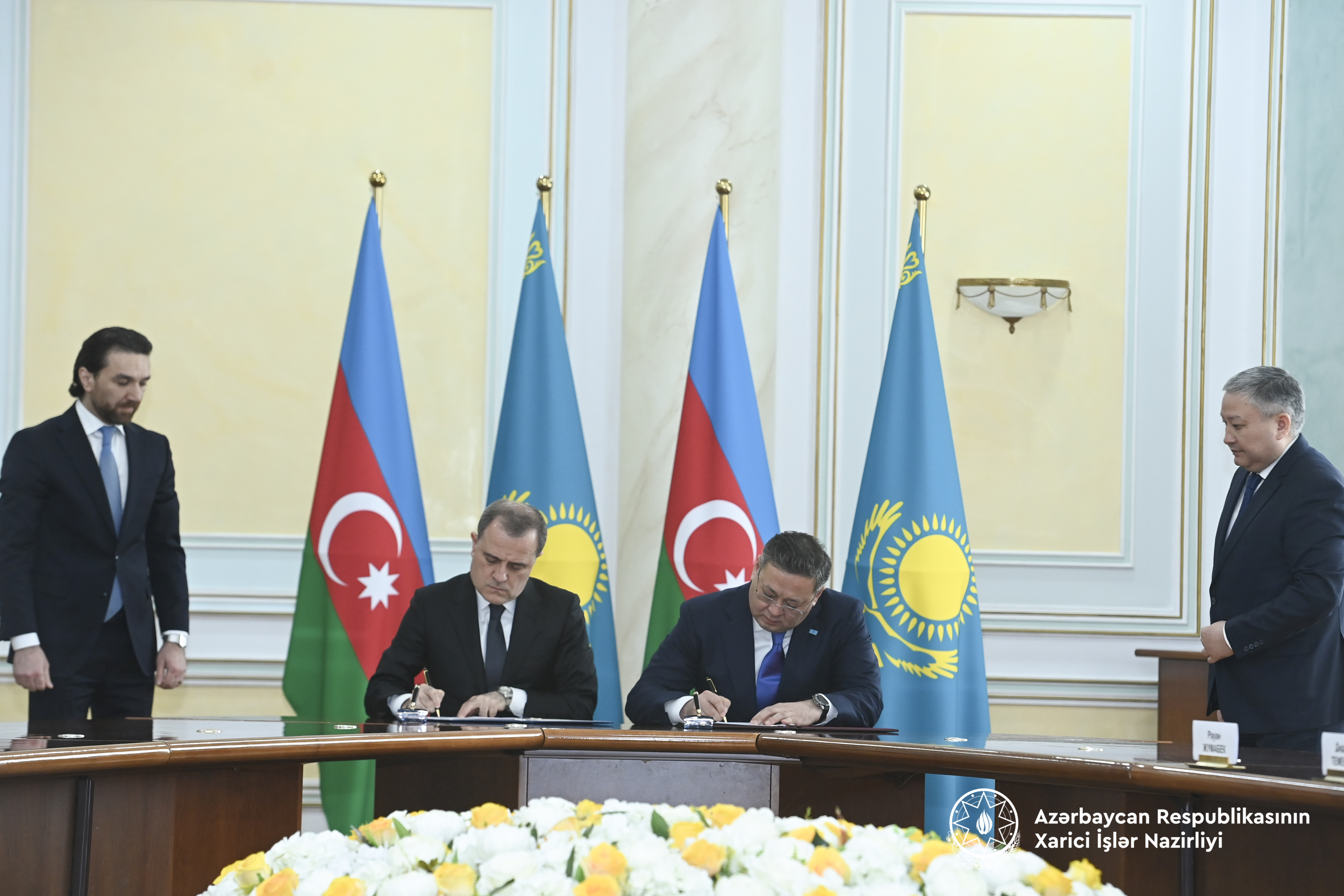 Azerbaijan informs Kazakhstan FM on normalization process with Armenia -PHOTO 