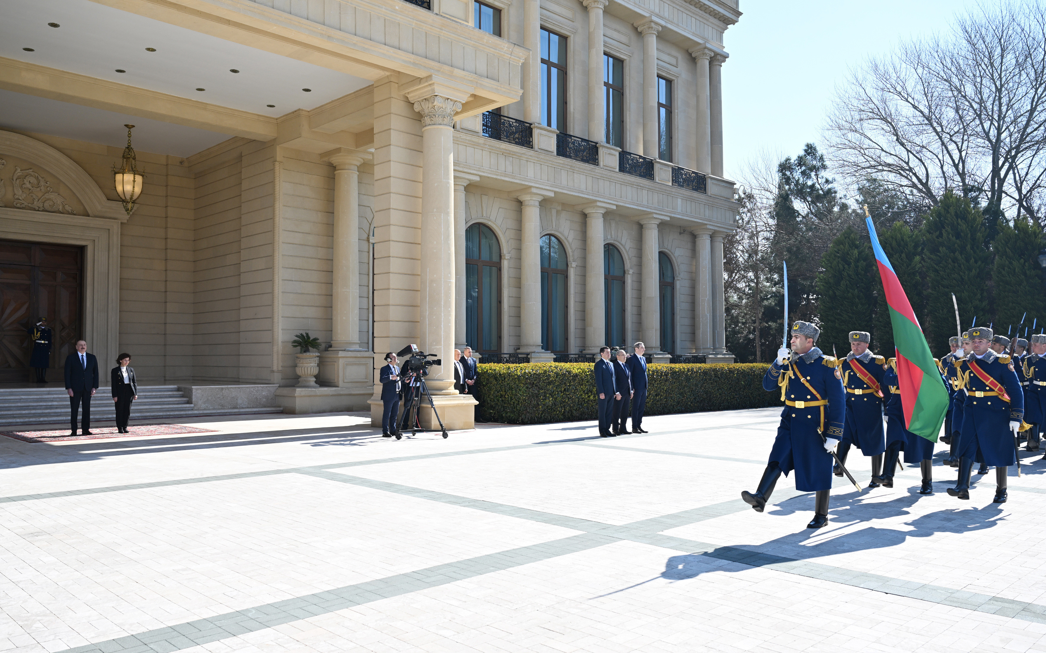 Official welcome ceremony was held for President of North Macedonia Gordana Siljanovska-Davkova