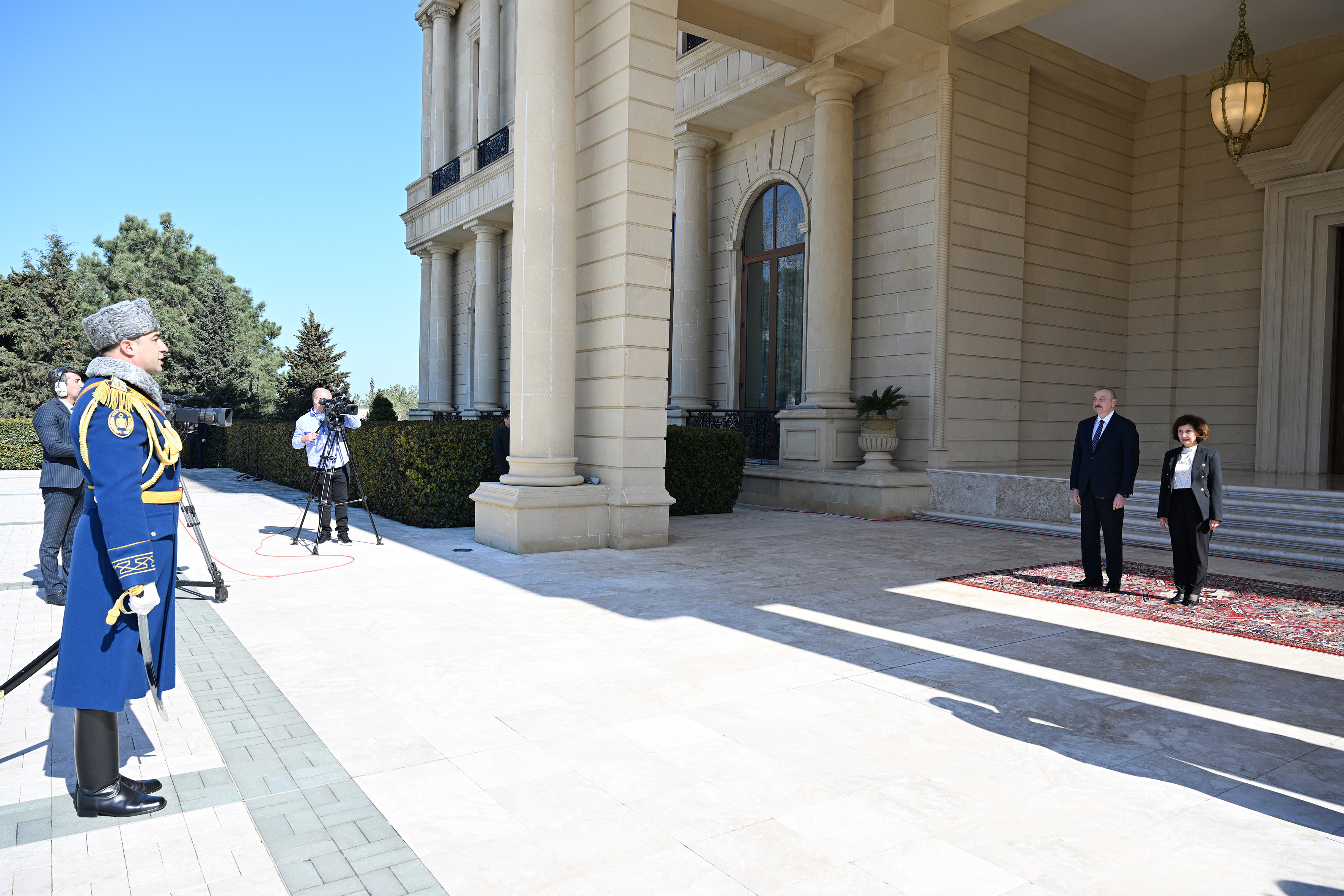 Official welcome ceremony was held for President of North Macedonia Gordana Siljanovska-Davkova
