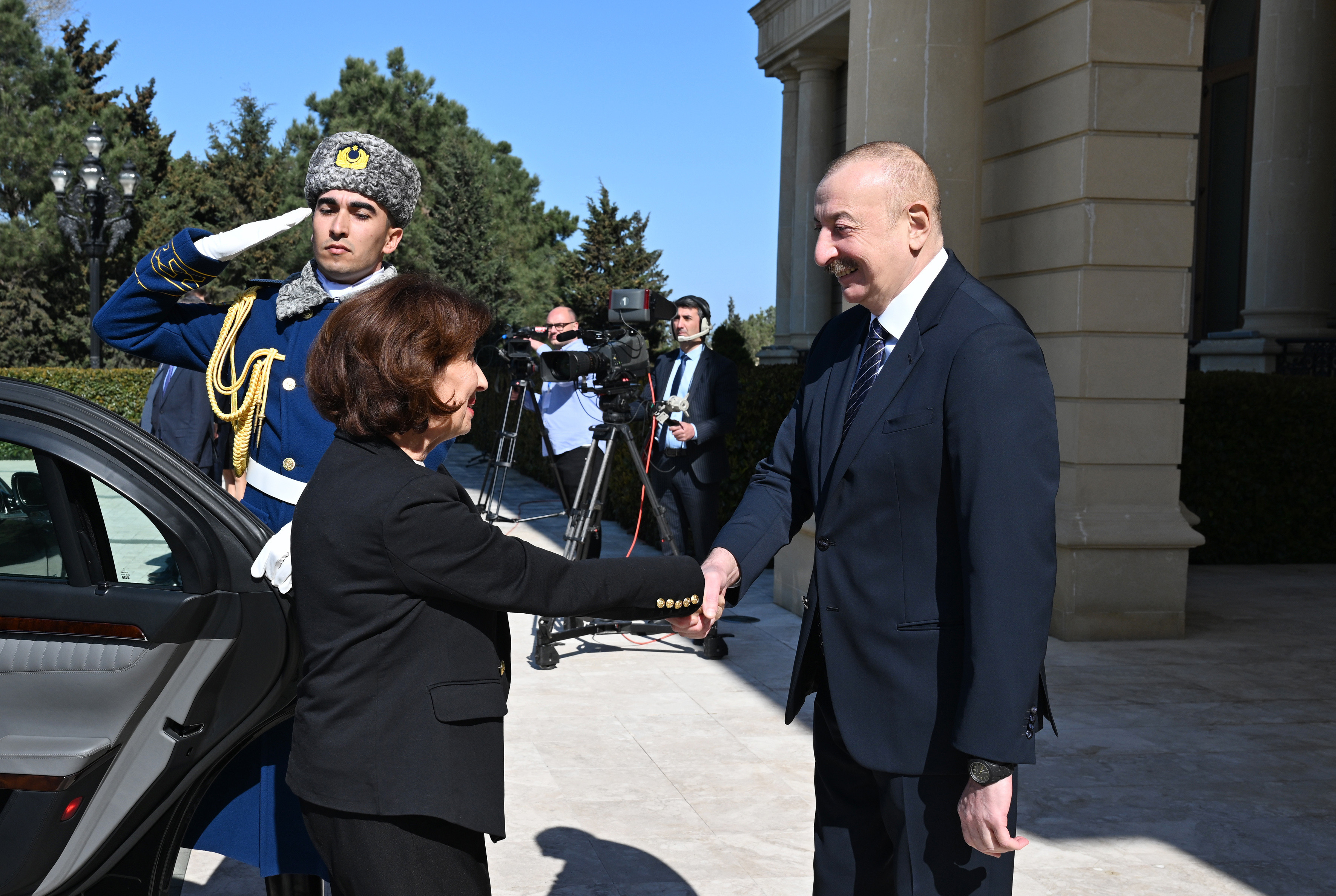 Official welcome ceremony was held for President of North Macedonia Gordana Siljanovska-Davkova