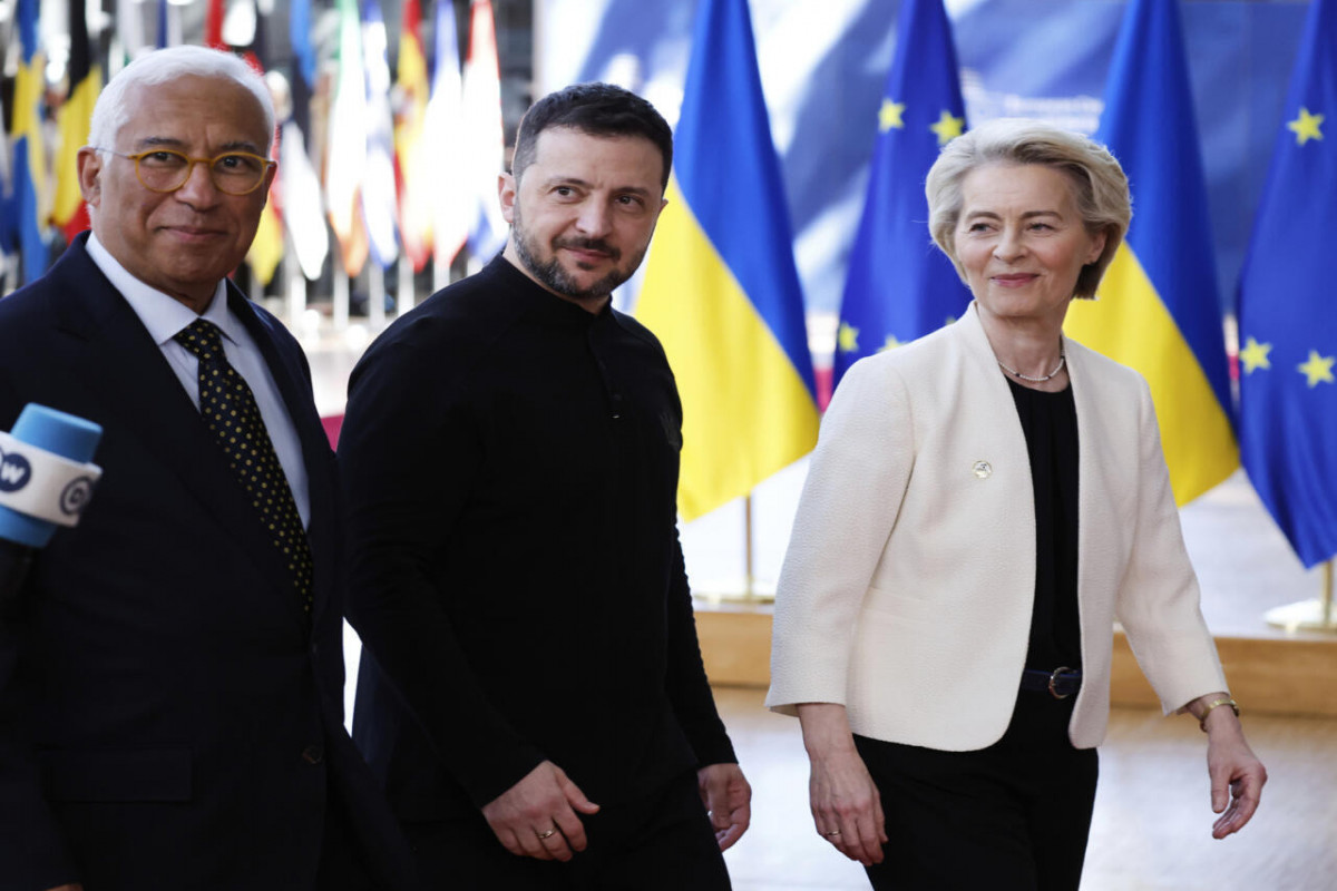 EU leaders welcome proposal for Ukraine ceasefire
