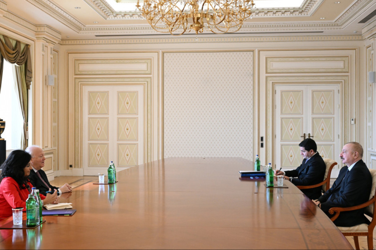 President Ilham Aliyev received UN Under-Secretary-General -UPDATED 
