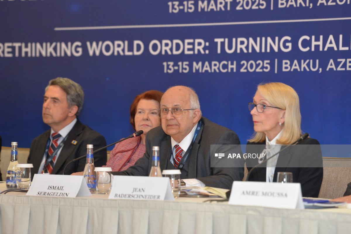Ismail Serageldin, co-chair of the Nizami Ganjavi International Center