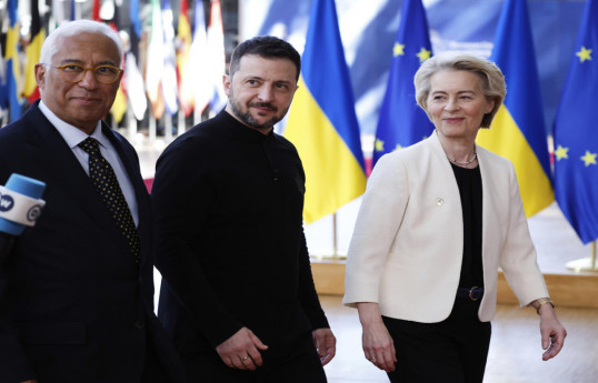 EU leaders welcome proposal for Ukraine ceasefire