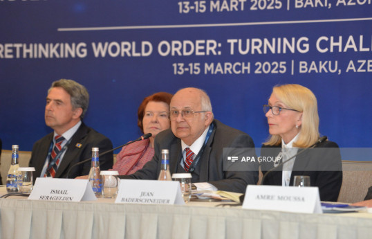Ismail Serageldin, co-chair of the Nizami Ganjavi International Center