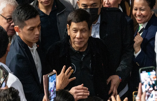 ICC takes Philippines' Duterte into custody to face murder charges for drug war killings