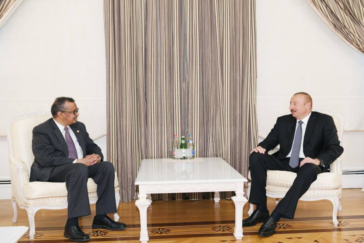 Director-General thanked Azerbaijani leader for support to WHO
