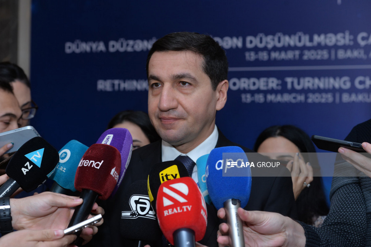 Assistant to the President of the Republic of Azerbaijan - Head of the Department of Foreign Policy Affairs of the Presidential Administration of the Republic of Azerbaijan Hikmat Hajiyev