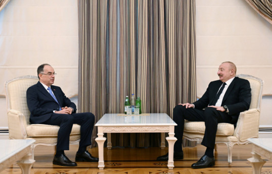 President of the Republic of Azerbaijan, Ilham Aliyev,  President of the Republic of Albania, Bajram Begaj