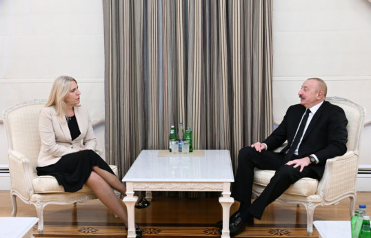 President Ilham Aliyev met with Chairwoman of the Presidency of Bosnia and Herzegovina -UPDATED 