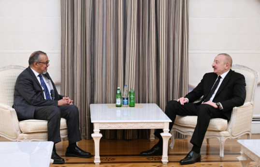 President Ilham Aliyev received Director-General of World Health Organization -UPDATED 