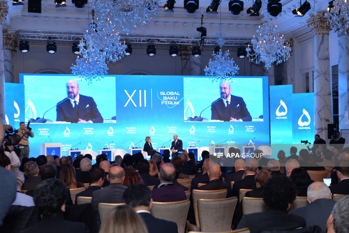 Panel discussion held within framework of XII Global Baku Forum -PHOTO 