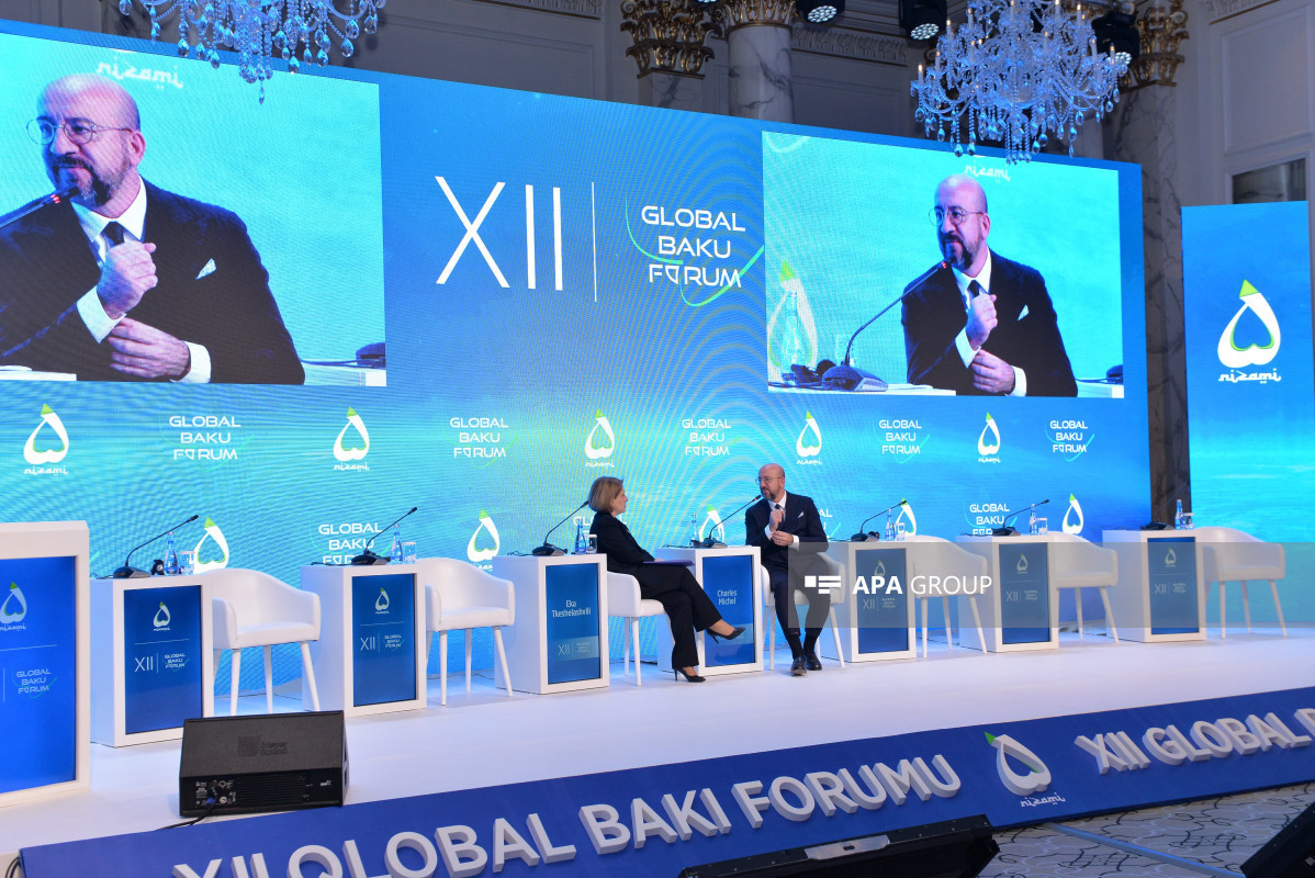Panel discussion held within framework of XII Global Baku Forum -PHOTO 