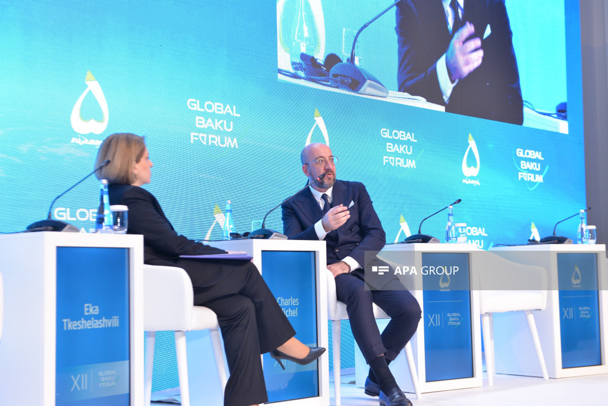 Panel discussion held within framework of XII Global Baku Forum -PHOTO 