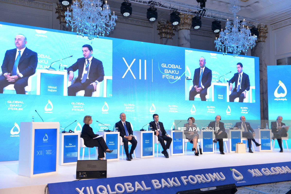 Panel discussion held within framework of XII Global Baku Forum -PHOTO 