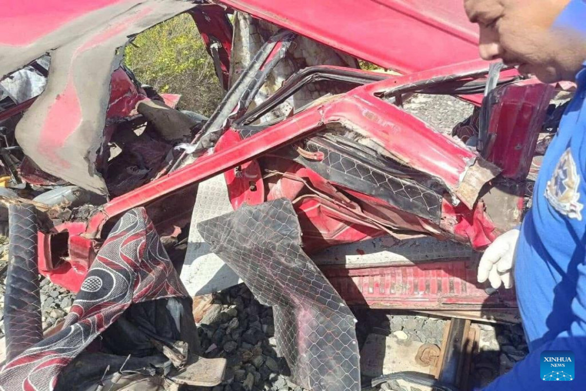 Train-minibus crash in NE Egypt kills 8, wounds 12-PHOTO 