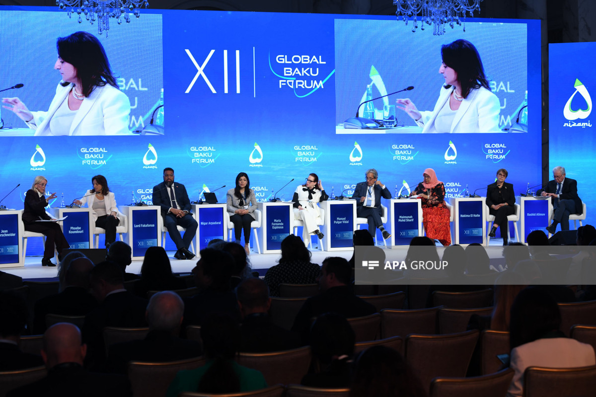Another panel discussion held within framework of XII Global Baku Forum -PHOTO 