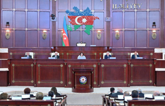 Azerbaijani Parliament adopts the Government's report -UPDATED 