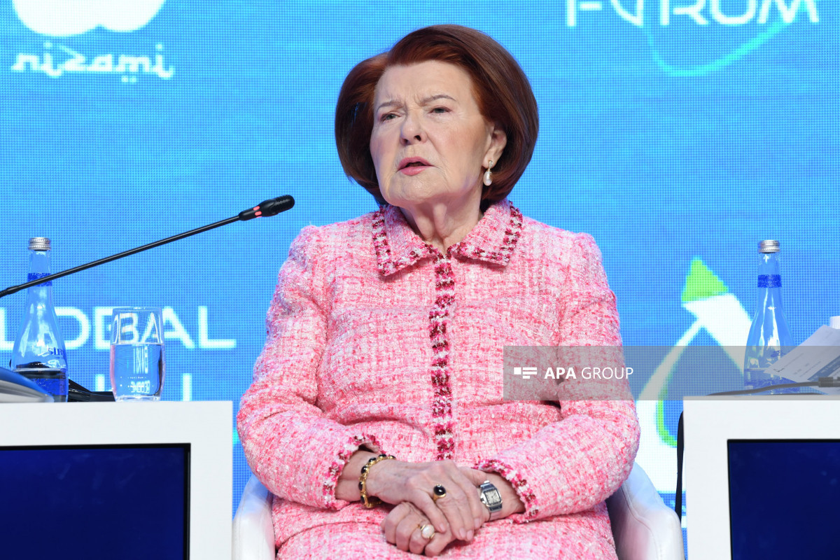 Vaira Vike-Freiberga, former President of Latvia, Co-chair of Nizami Ganjavi International Center