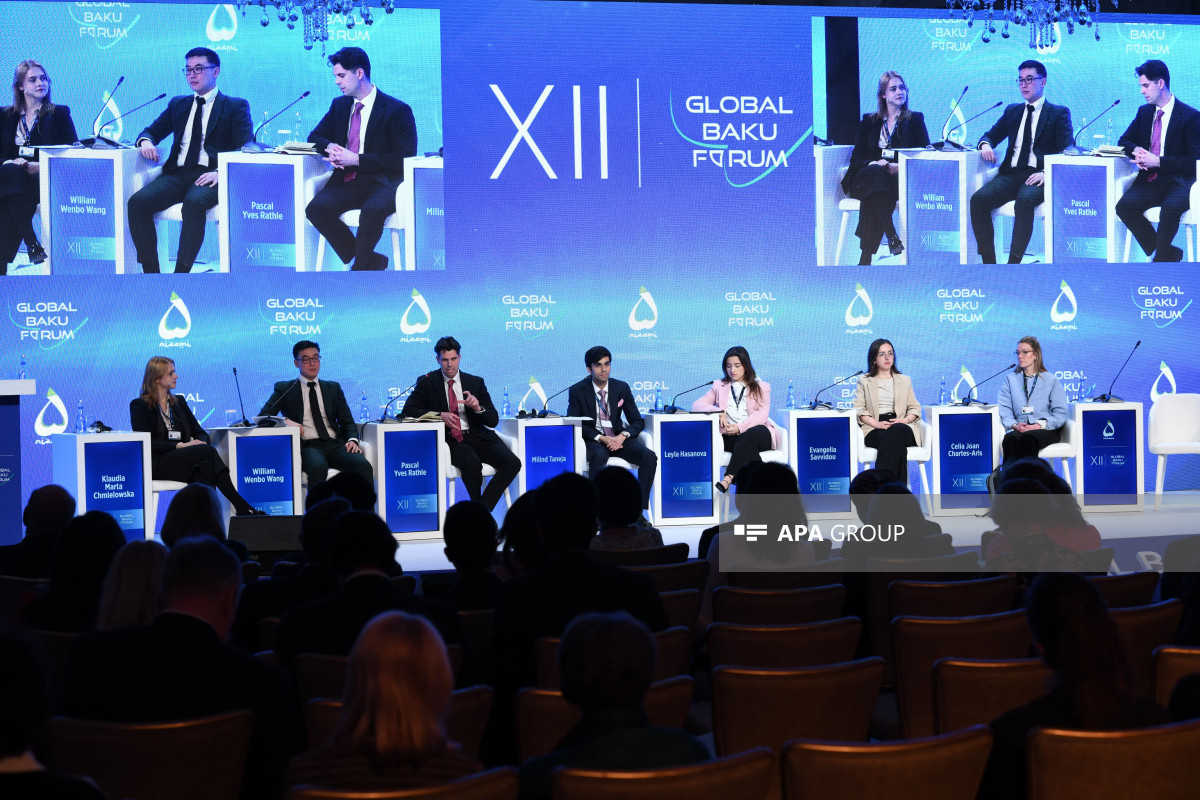 Panel discussion on "Youth Speak, We Listen" held at XII Global Baku Forum -PHOTO 