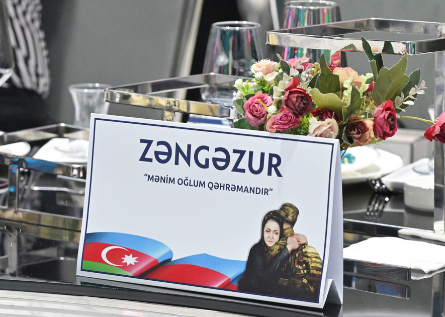 Leyla Aliyeva and Arzu Aliyeva attend Iftar ceremony with mothers of martyrs-PHOTO 