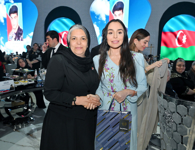Leyla Aliyeva and Arzu Aliyeva attend Iftar ceremony with mothers of martyrs-PHOTO 