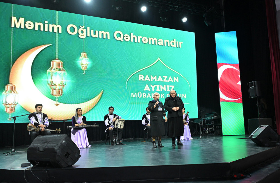 Leyla Aliyeva and Arzu Aliyeva attend Iftar ceremony with mothers of martyrs-PHOTO 