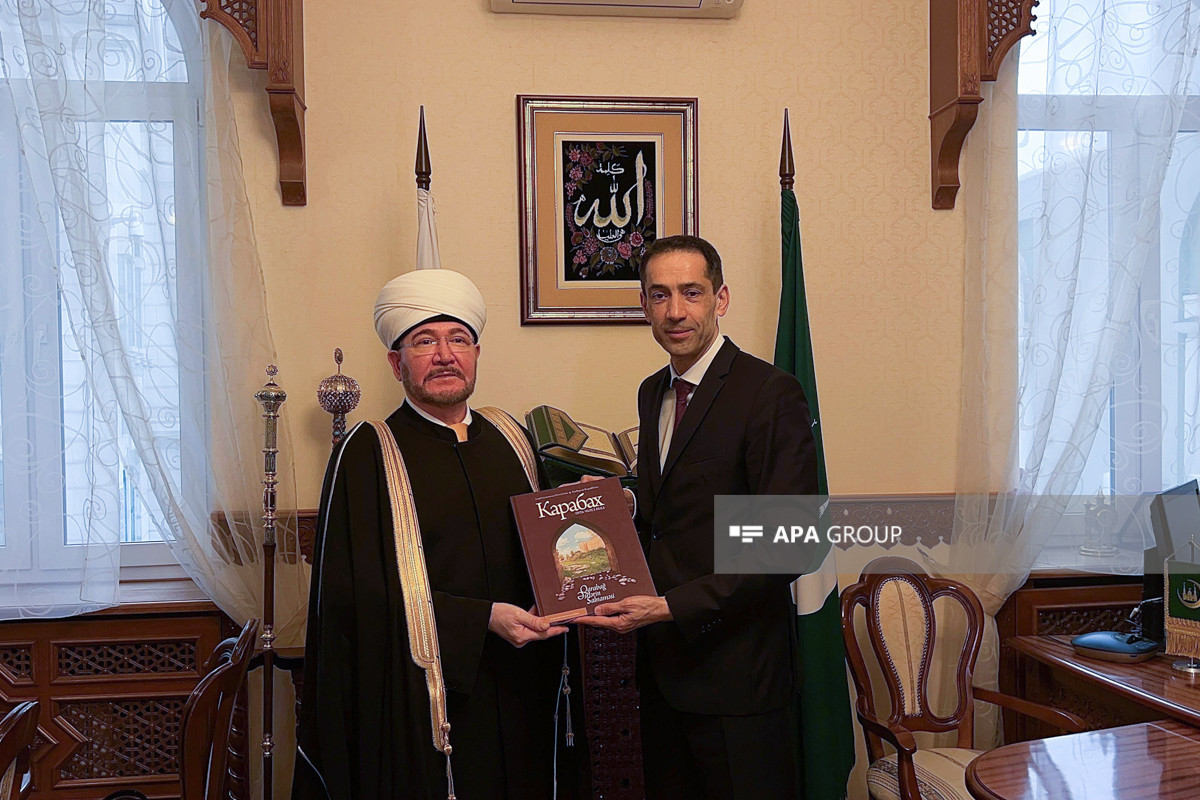 Russia's Grand Mufti: Praying at the Shusha Mosque was a special honor for me -PHOTO 
