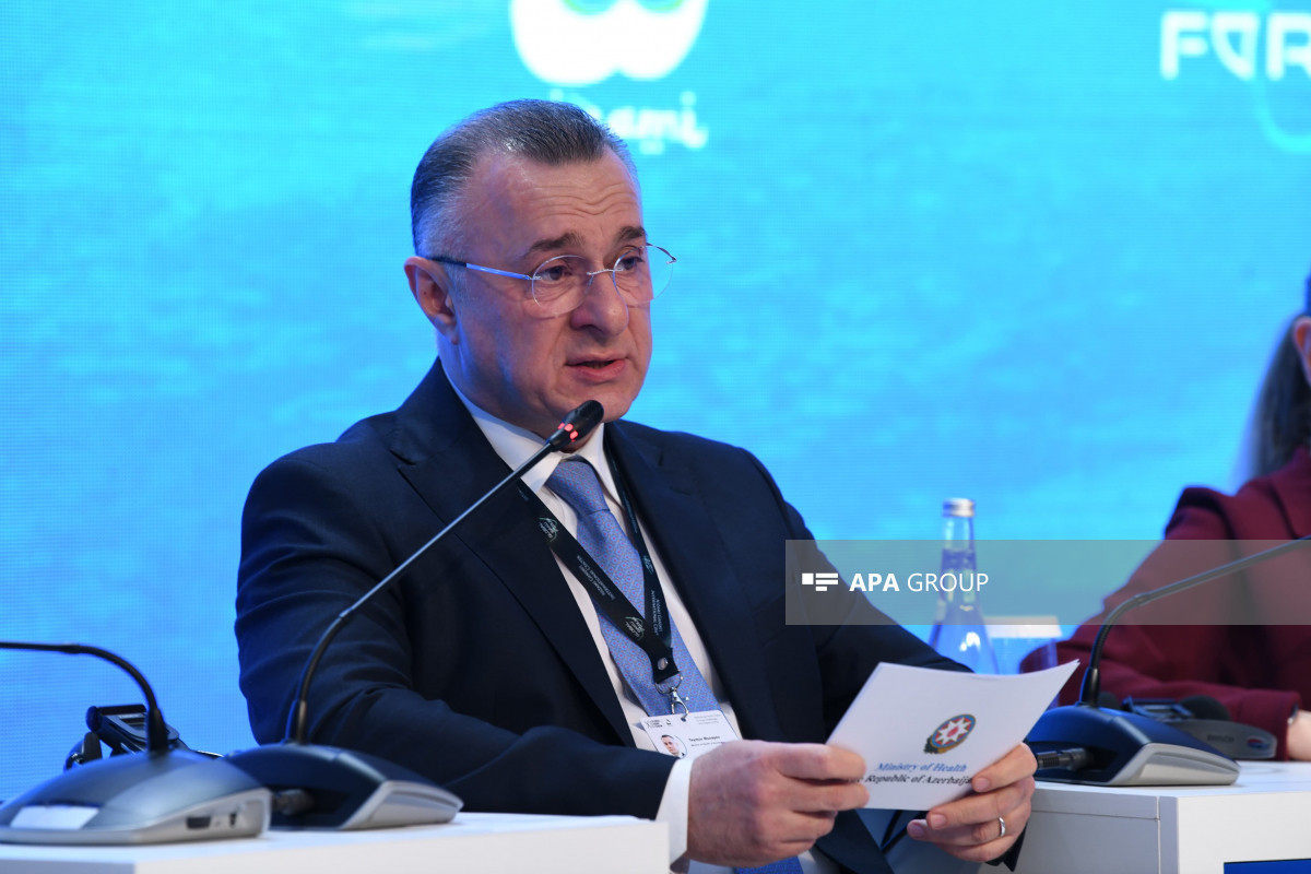 Panel discussion on health held at the XII Global Baku Forum -PHOTO 