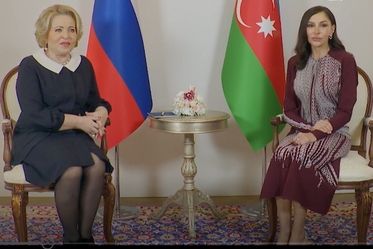 Azerbaijan’s First Vice-President Mehriban Aliyeva met with Chairwoman of Russia’s Federation Council