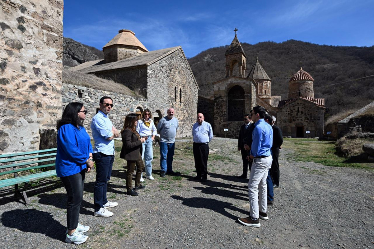 Foreign participants of conference in Baku visited Khudavang Monastery