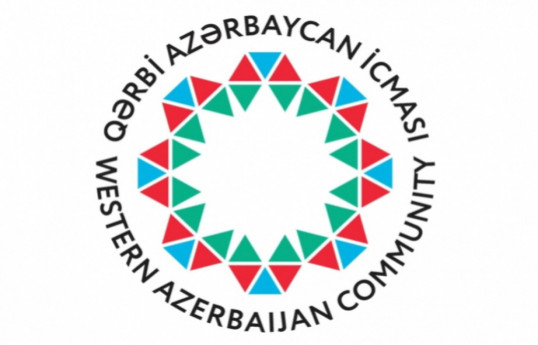 Western Azerbaijan Community calls on international community to exert pressure on Armenia