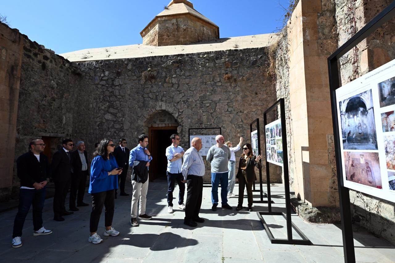 Foreign participants of conference in Baku visited Khudavang Monastery