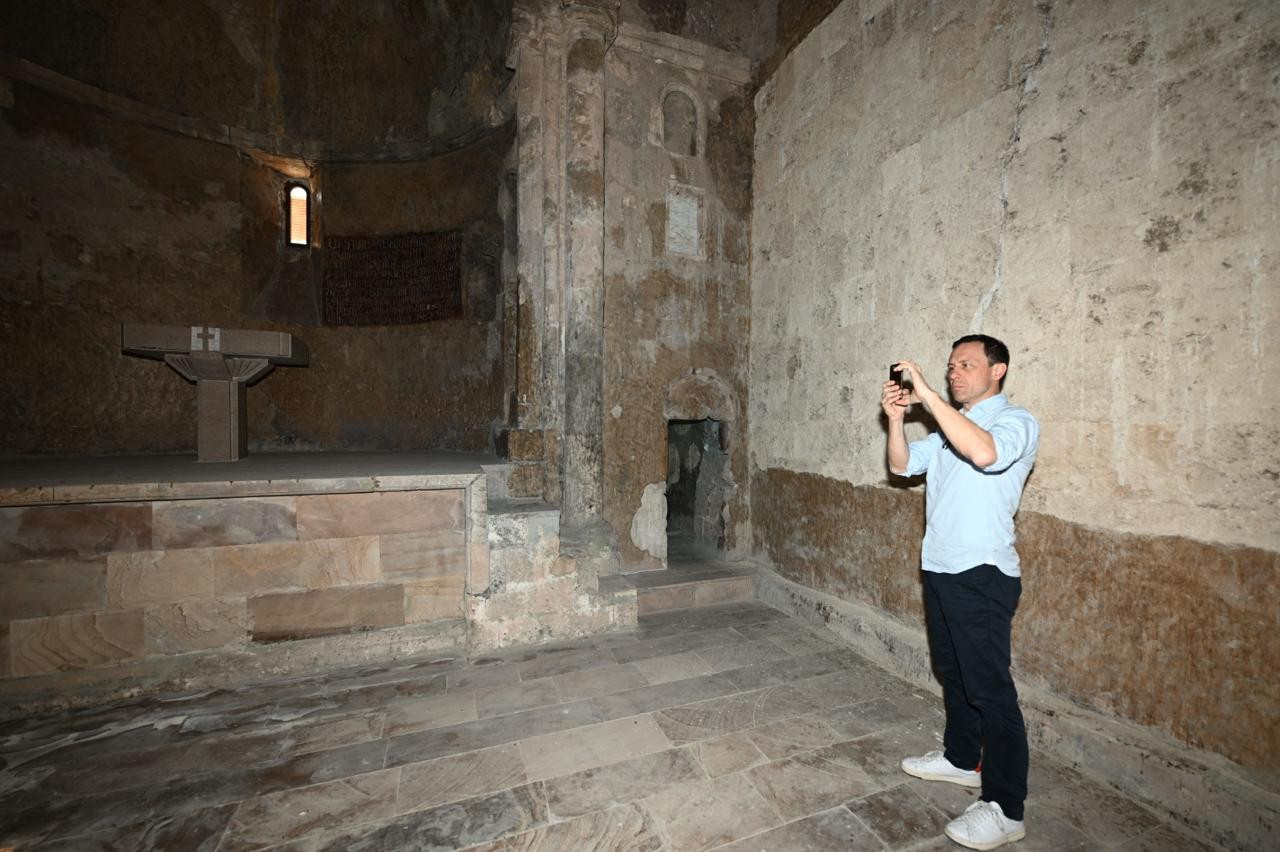 Foreign participants of conference in Baku visited Khudavang Monastery