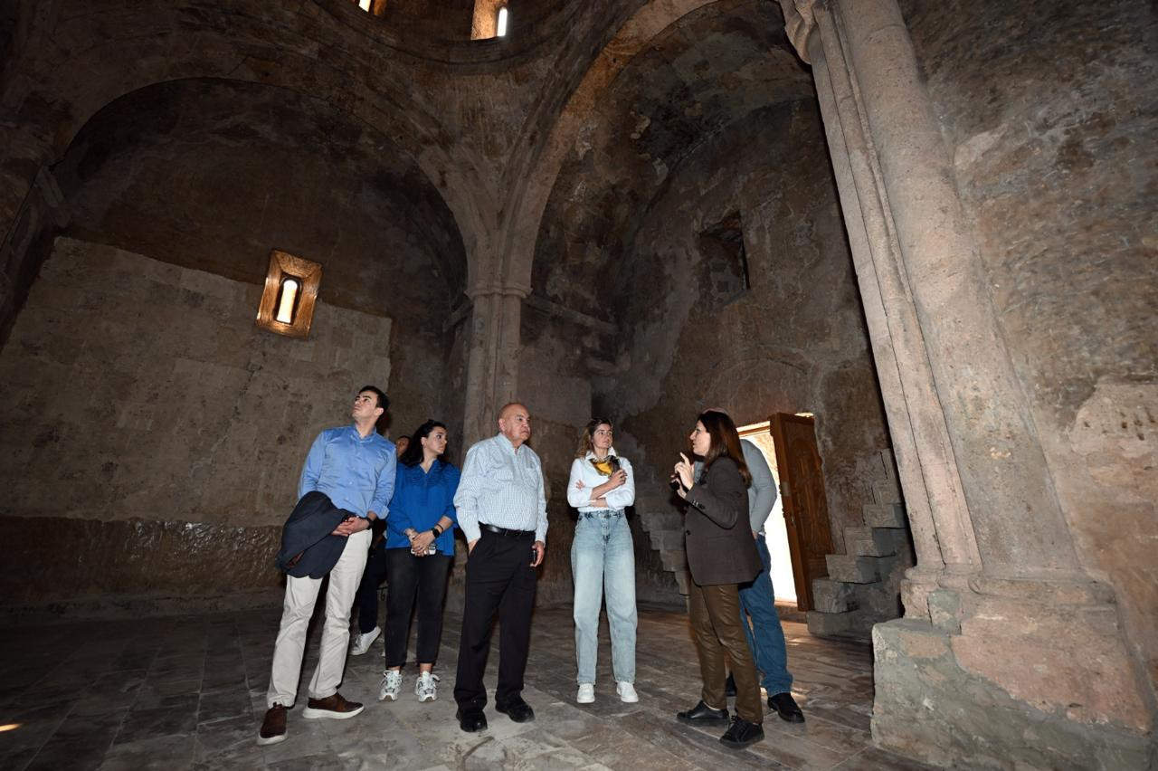Foreign participants of conference in Baku visited Khudavang Monastery