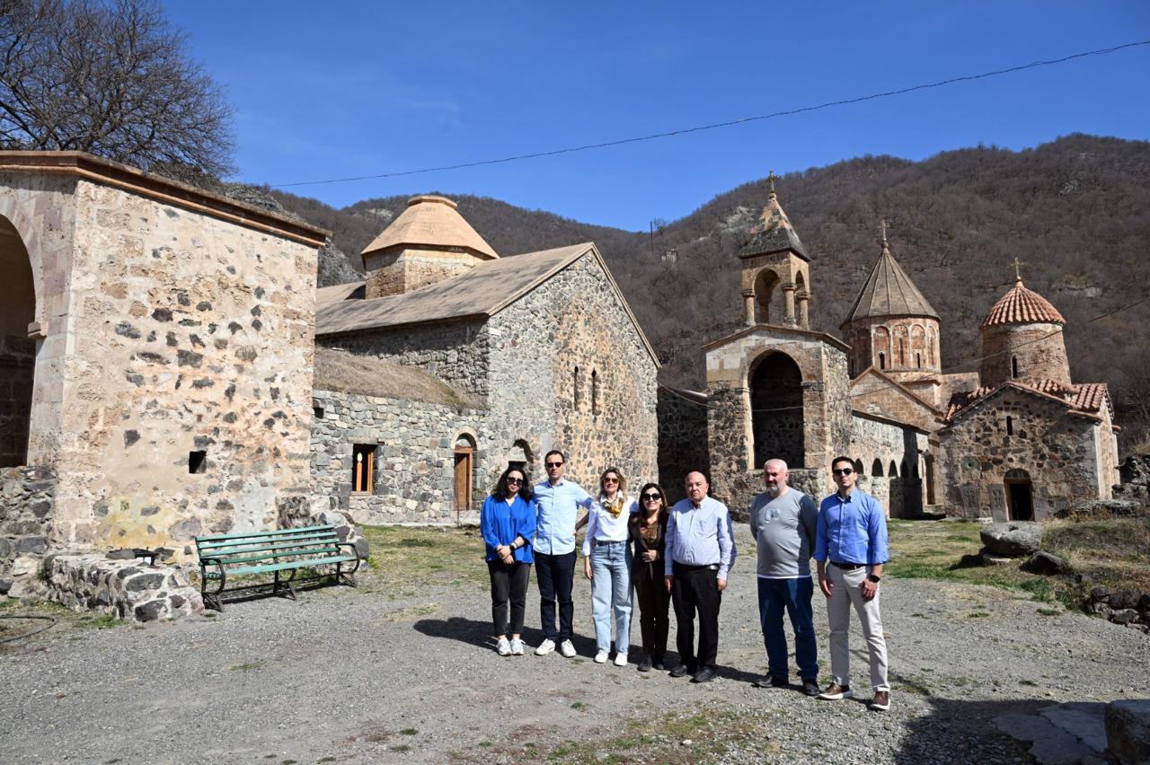 Foreign participants of conference in Baku visited Khudavang Monastery