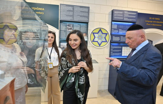Vice-President of the Heydar Aliyev Foundation visits Mountain Jews Museum in Guba