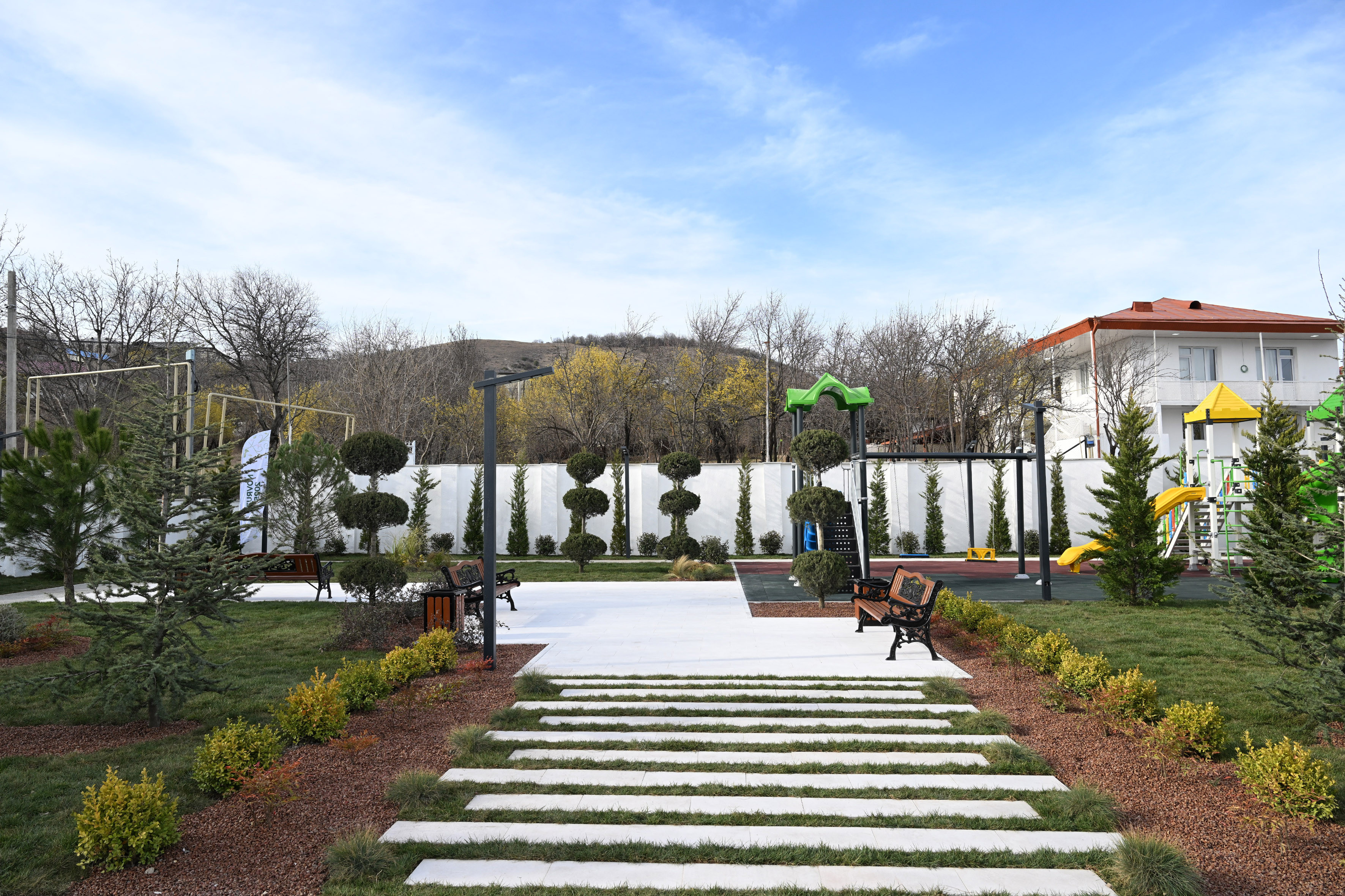 President Ilham Aliyev and First Lady Mehriban Aliyeva lit Novruz bonfire together with residents of Hasanriz village in Aghdara-UPDATED 