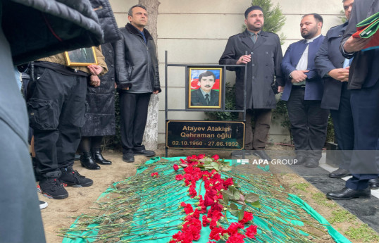 Remains of Atakishi Atayev who went missing in I Garabagh War buried in Baku -PHOTO 