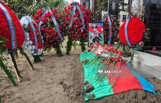 Remains of Dashgin Behbudov who went missing in I Garabagh War buried in Goychay-PHOTO 