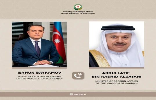 Azerbaijan and Bahrain Foreign Ministers hold phone conversation