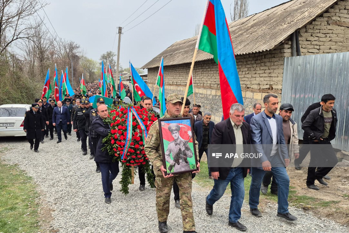 Remains of Dashgin Behbudov who went missing in I Garabagh War buried in Goychay-PHOTO 