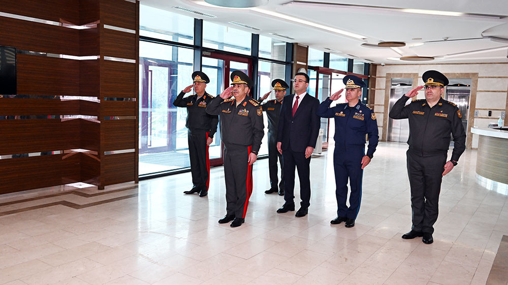 Azerbaijan Defense Ministry’s leadership visits Main Clinical Hospital-VIDEO 