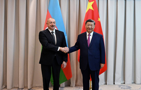 Ilham Aliyev, Xi Jinping