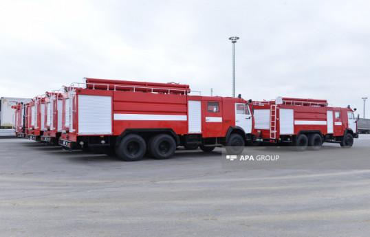 Ministry of Emergency Situations sends 10 specialized firefighting vehicles to Kyrgyzstan free of charge-PHOTO 