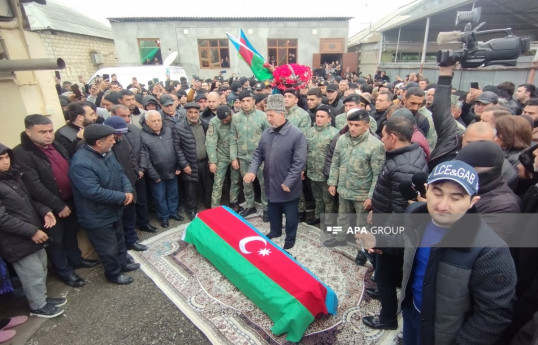 Azerbaijani Army serviceman who died in Gadabay avalanche laid to rest in Barda-PHOTO -UPDATED 