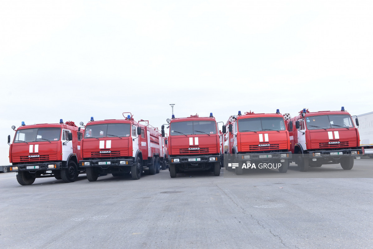 Ministry of Emergency Situations sends 10 specialized firefighting vehicles to Kyrgyzstan free of charge-PHOTO 