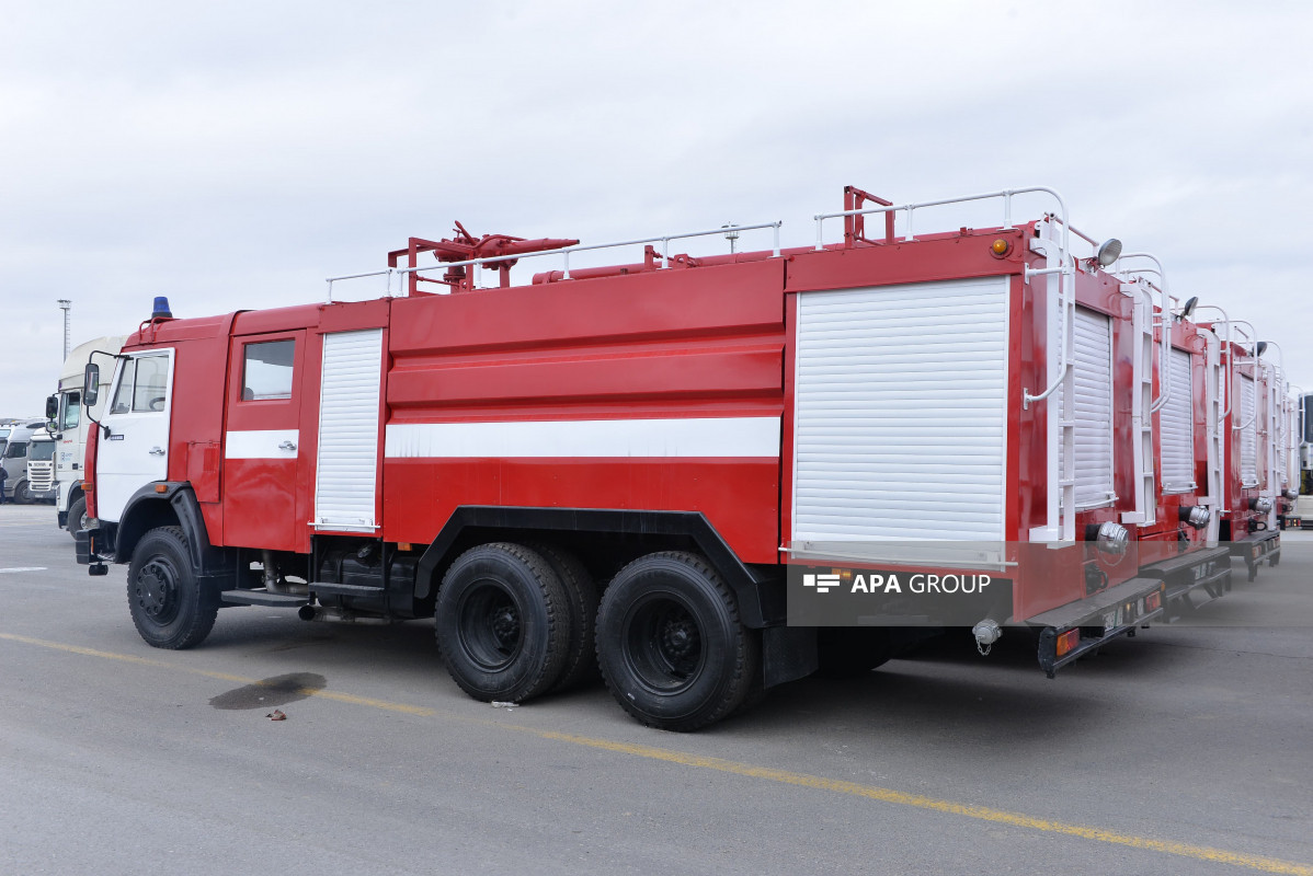 Ministry of Emergency Situations sends 10 specialized firefighting vehicles to Kyrgyzstan free of charge-PHOTO 
